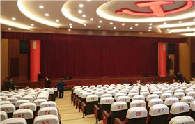 內蒙古黨史館多功能廳采用線陣音響系統【爵士龍】