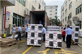 巴西訂單成功發貨,350套有源線陣音響遠銷海外