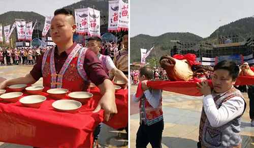 8+4線陣音響系統助陣四川興文(國際)苗族花山節