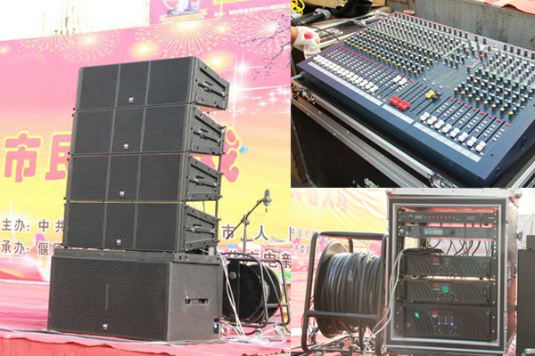 舞臺(tái)演出精選雙十寸線陣音箱系統(tǒng)【爵士龍音響】