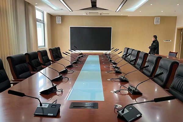 爵士龍JSL線陣音響箱系統走進四川瀘州市某政府單位