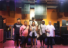 非洲客戶來訪爵士龍音響廠家 并采購線陣音響 非洲客戶來訪爵士龍音響廠家 并采購線陣音響